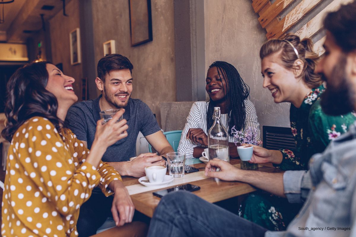 Kaffee mit Freunden